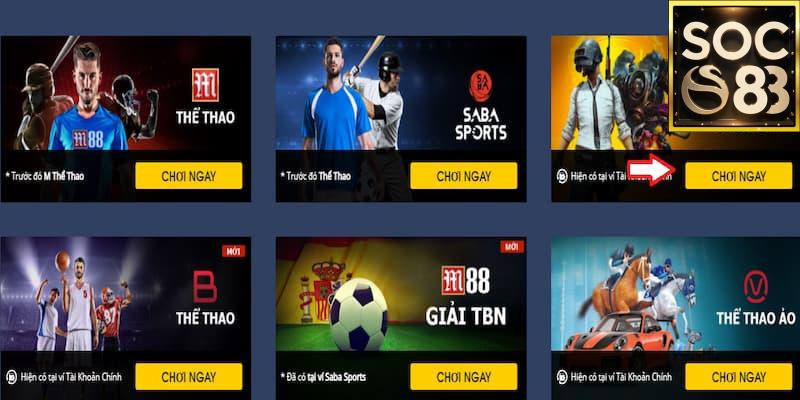 Các Trò Chơi Cá Cược Esport Cùng SOC88 Phổ Biến