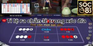 Bảng Thông Tin Các Sảnh Cược Kèo Xóc Dĩa Soc88